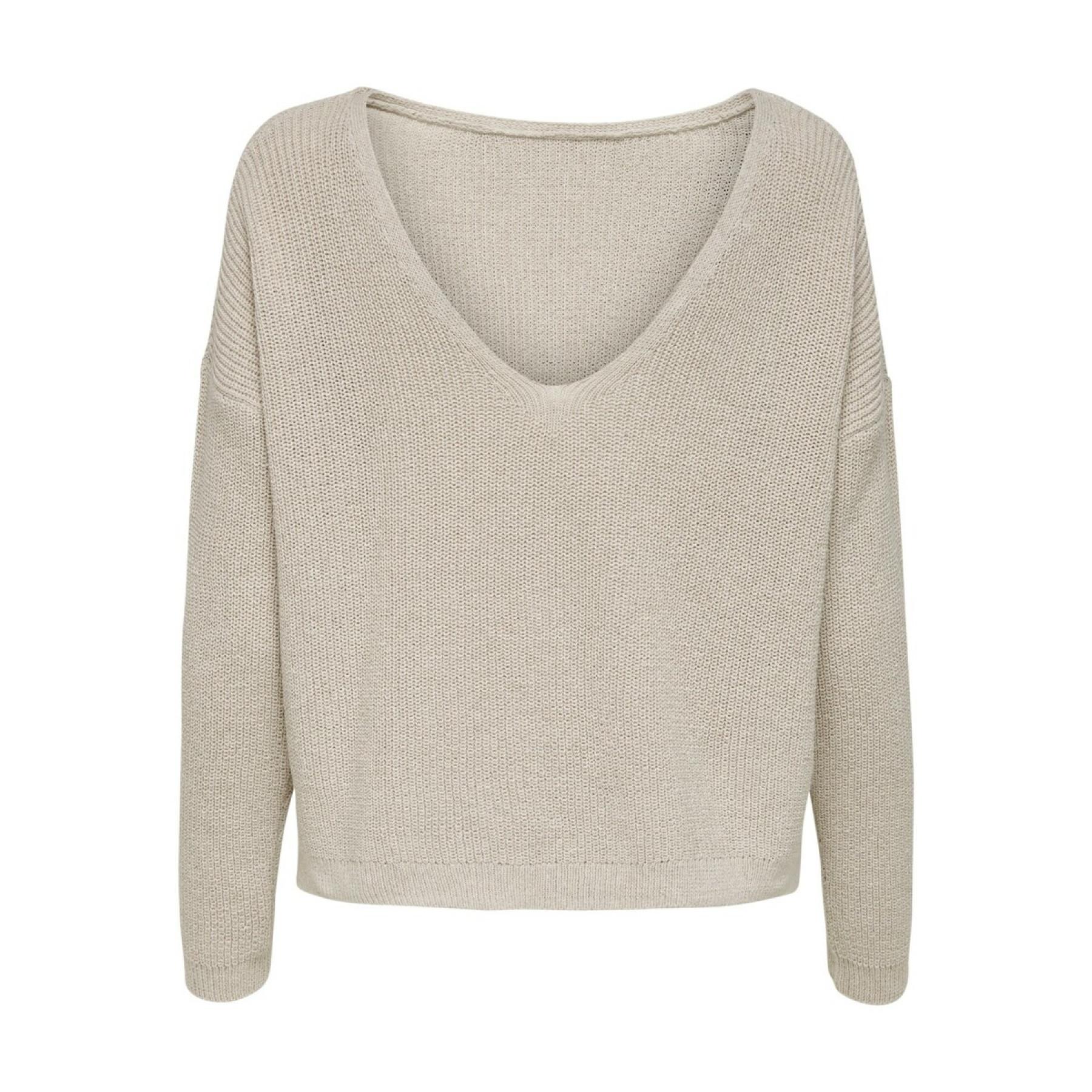 Sweter V-neck dla kobiet Only Brynn life