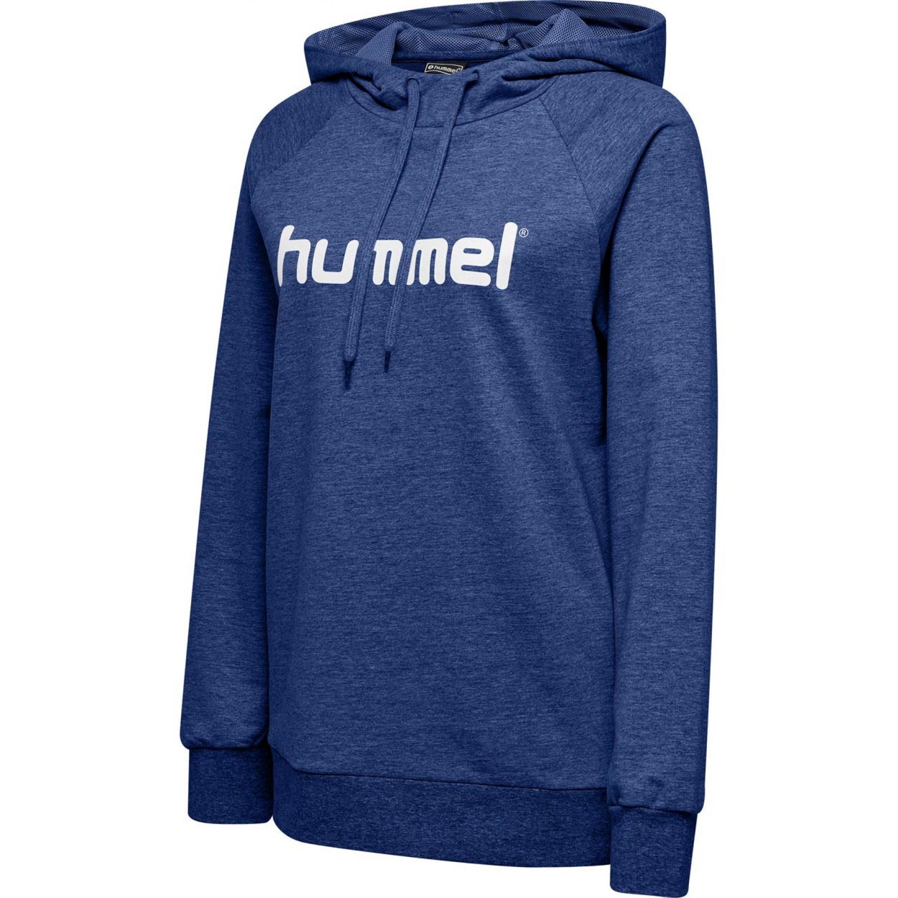 Damska bluza z kapturem Hummel Cotton Logo
