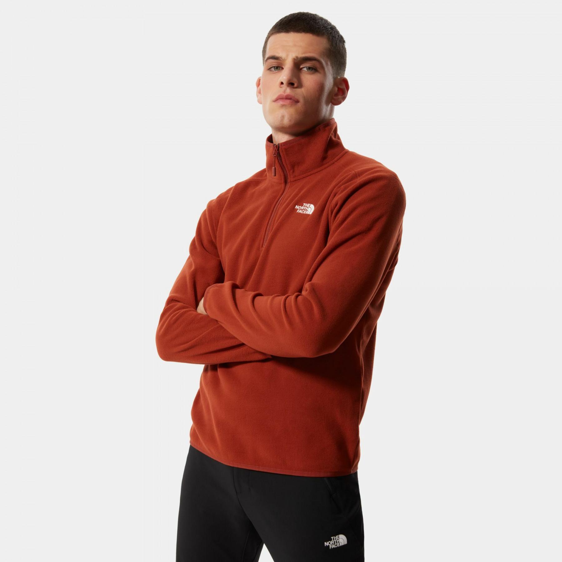 sweter 1/4 zip The North Face polaire 100 Glacier