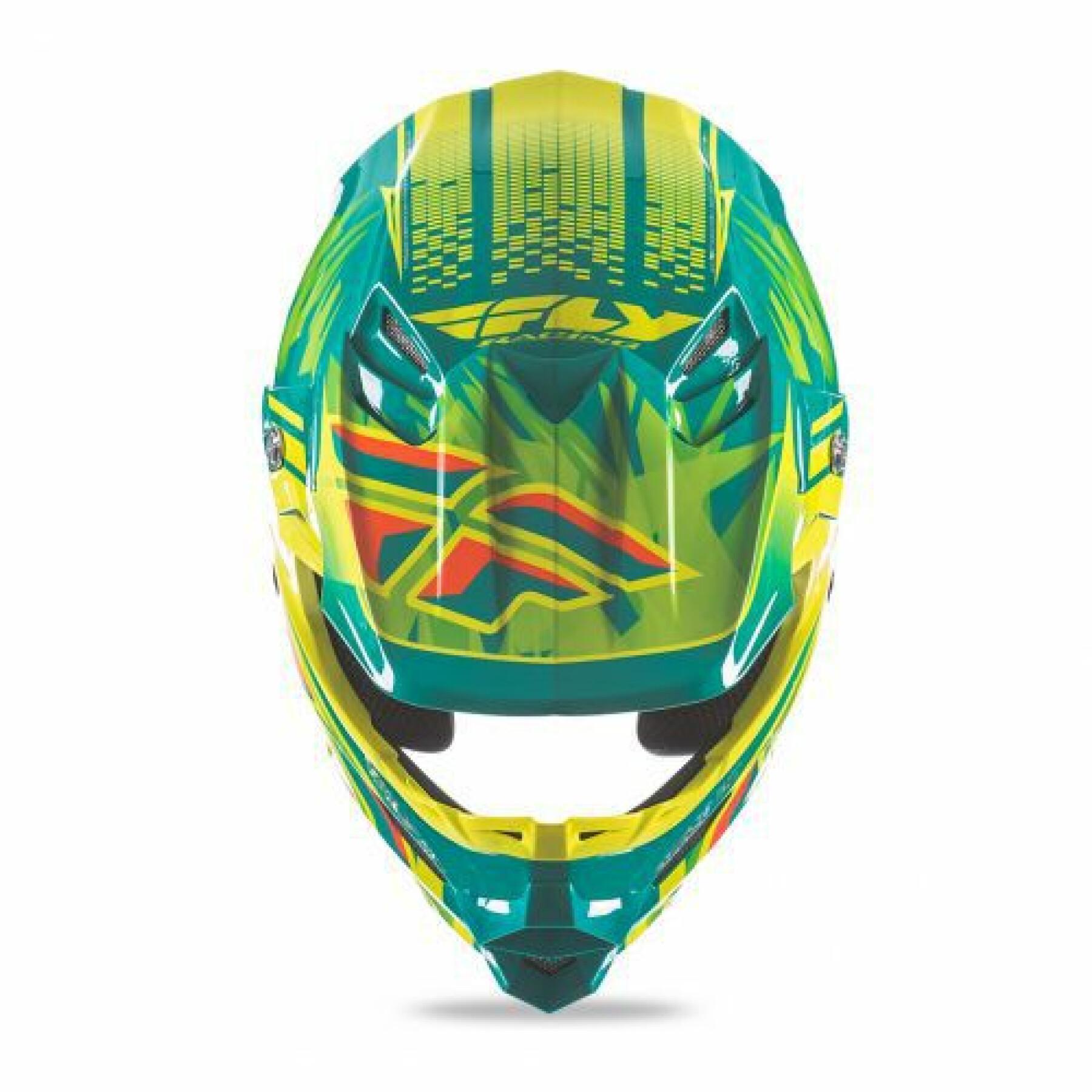 Kask motocyklowy Fly Racing F2 Carbon Replica Andrew Short 2017