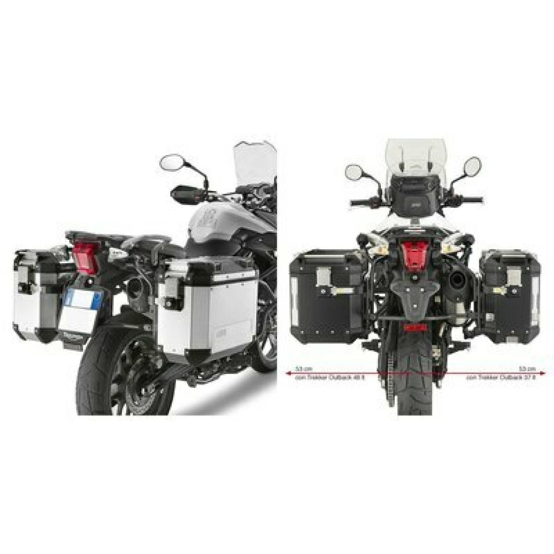 Wspornik kufra bocznego motocykla Givi Monokey Cam-Side Triumph Tiger 800/800 Xc/800 Xr (11 À 17)