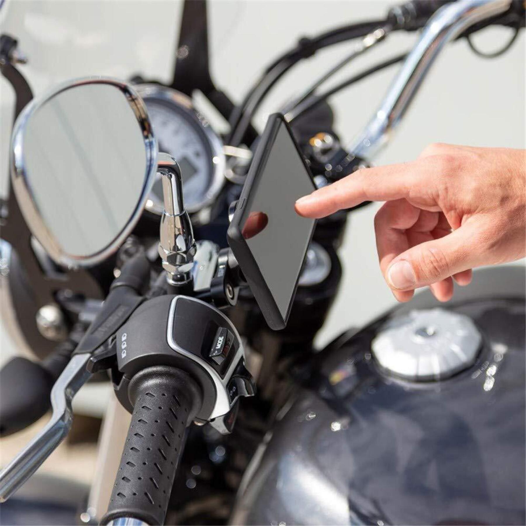 Chromowany uchwyt motocyklowy do dźwigni sprzęgła lub hamulca SP Connect