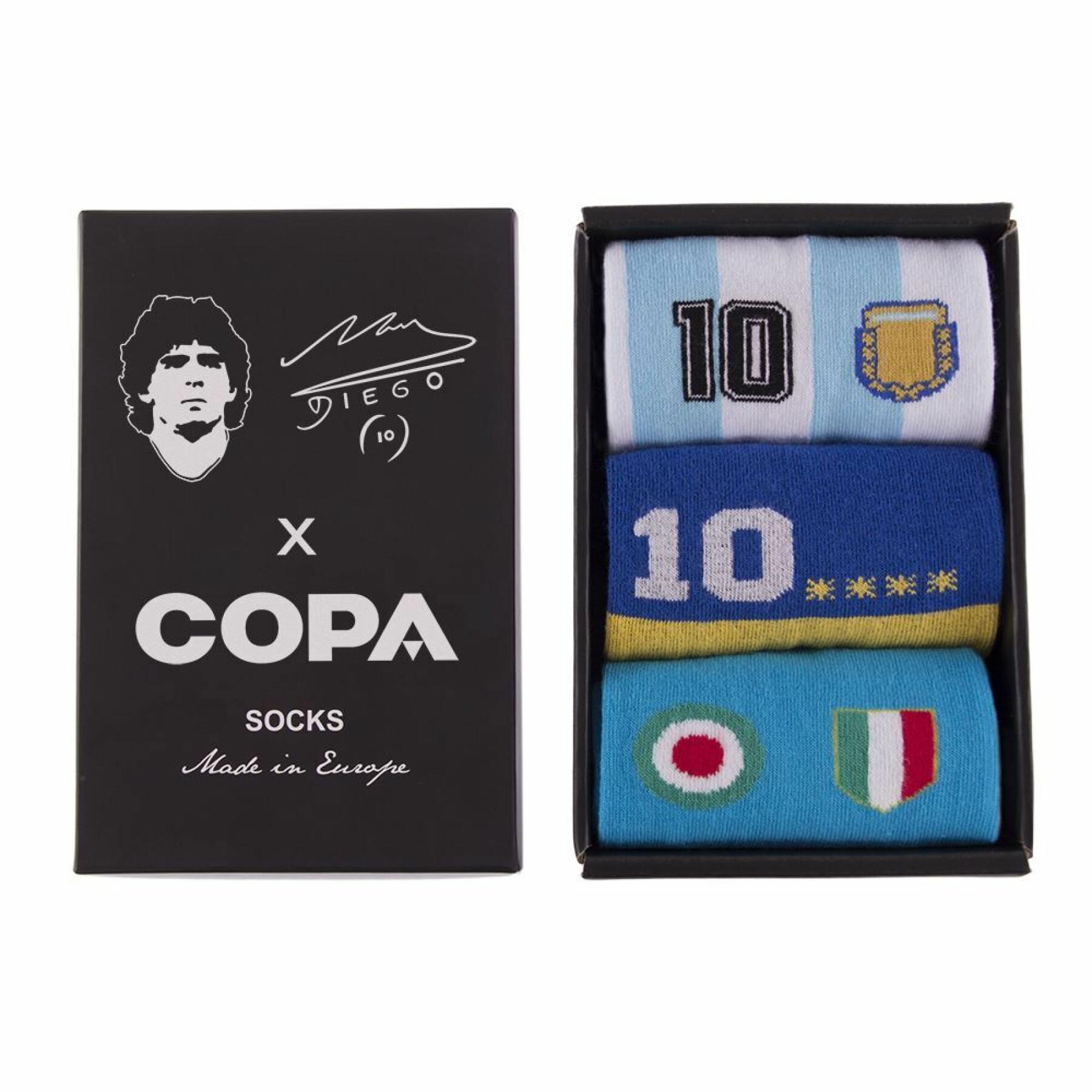 Zestaw pudełek na skarpetki Copa Football Maradona Number 10