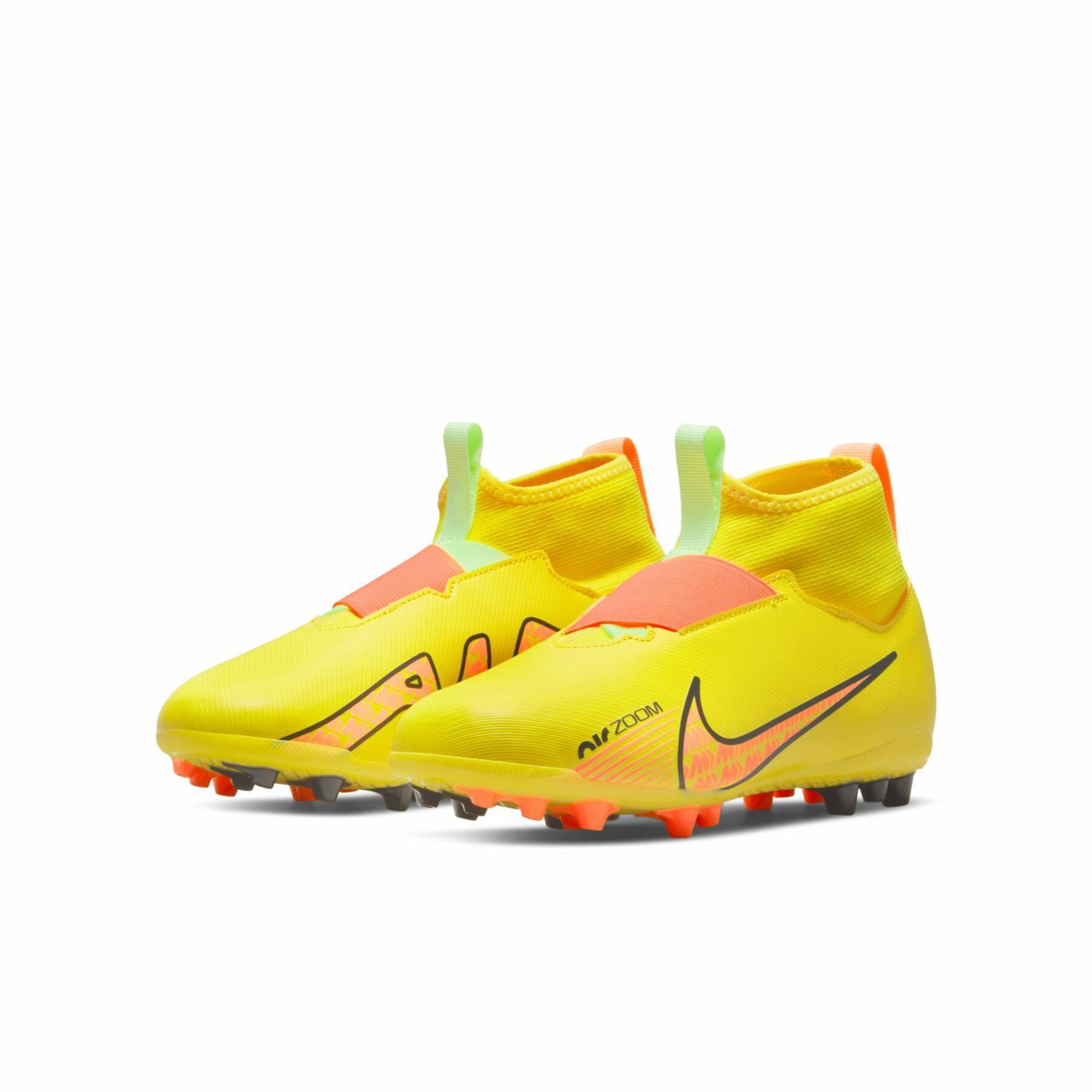 Dziecięce buty piłkarskie Zoom mercurial superfly 9 academy ag - lucent pack