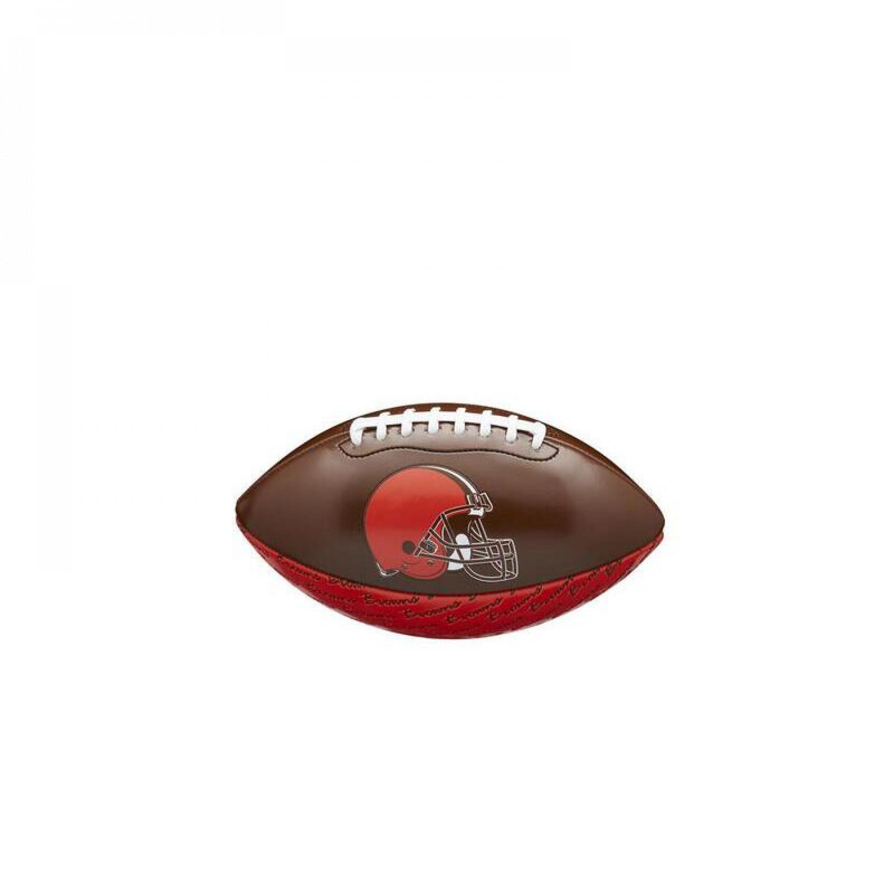 Dziecięca mini piłka do futbolu amerykańskiego nfl Cleveland Browns