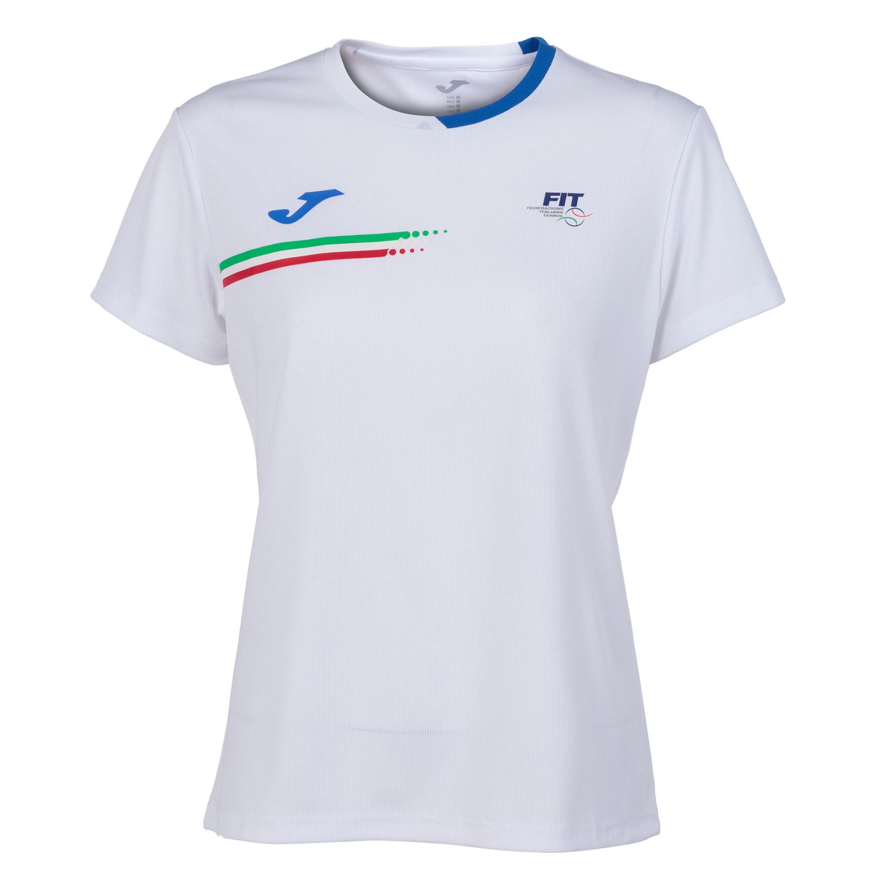Koszulka damska włoskiej federacji tenisowej Joma