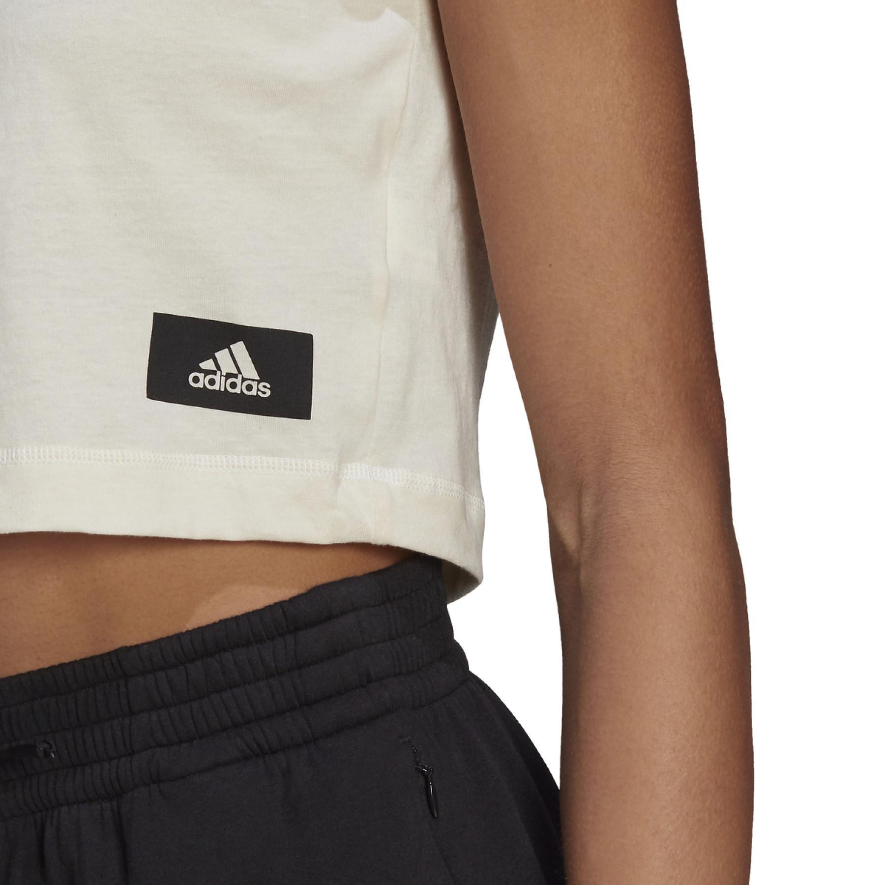 Damska krótka koszulka adidas Sportswear Recycled Cotton