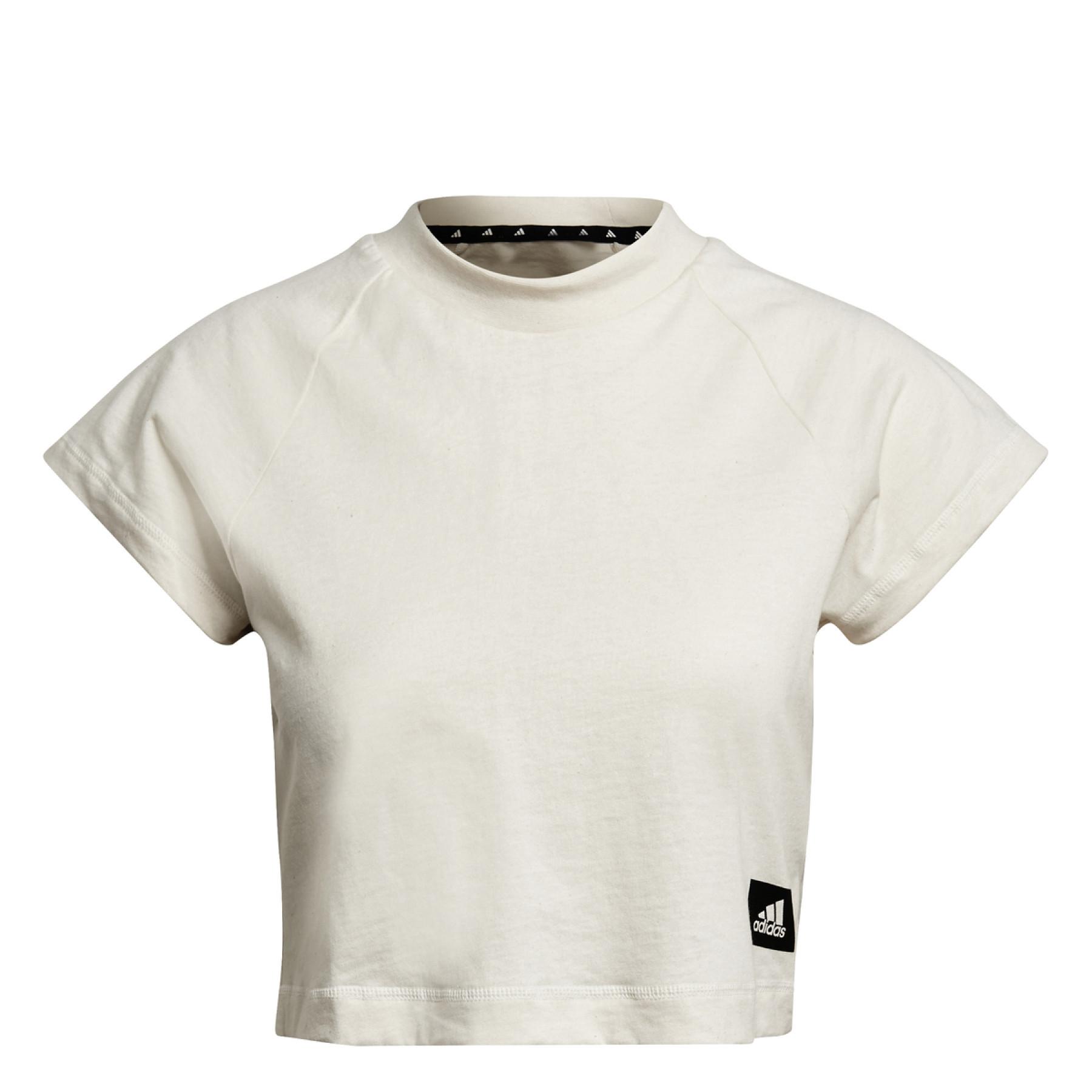 Damska krótka koszulka adidas Sportswear Recycled Cotton