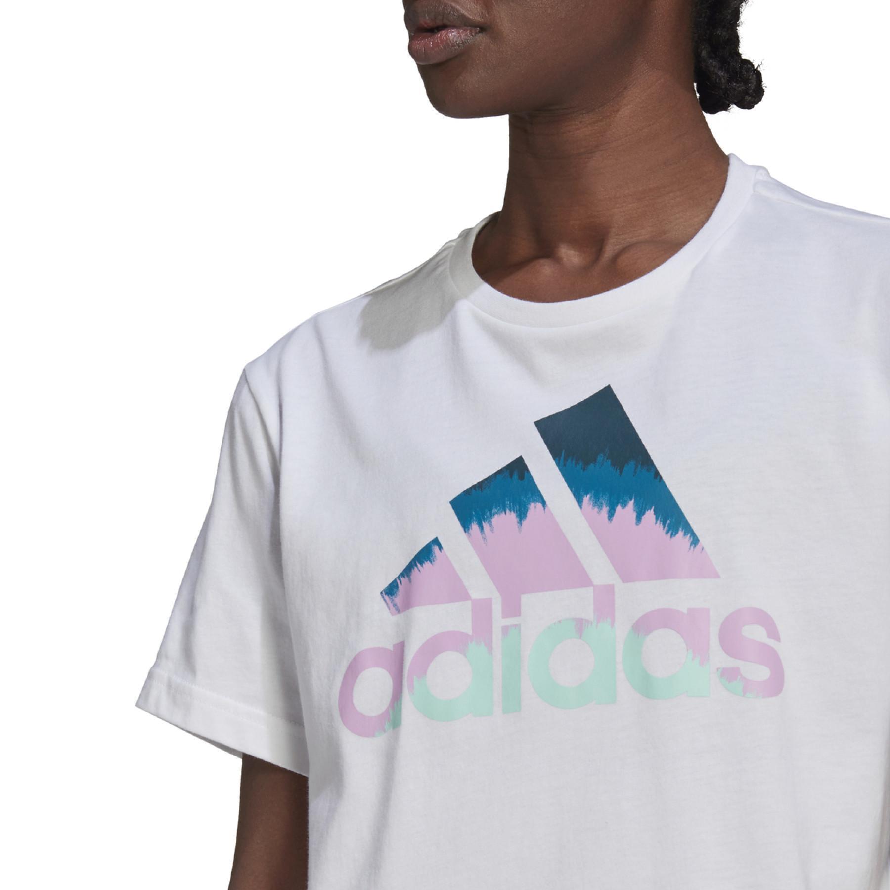 Damska krótka koszulka adidas Farm Rio Tie-Dye-Inspired Graphic