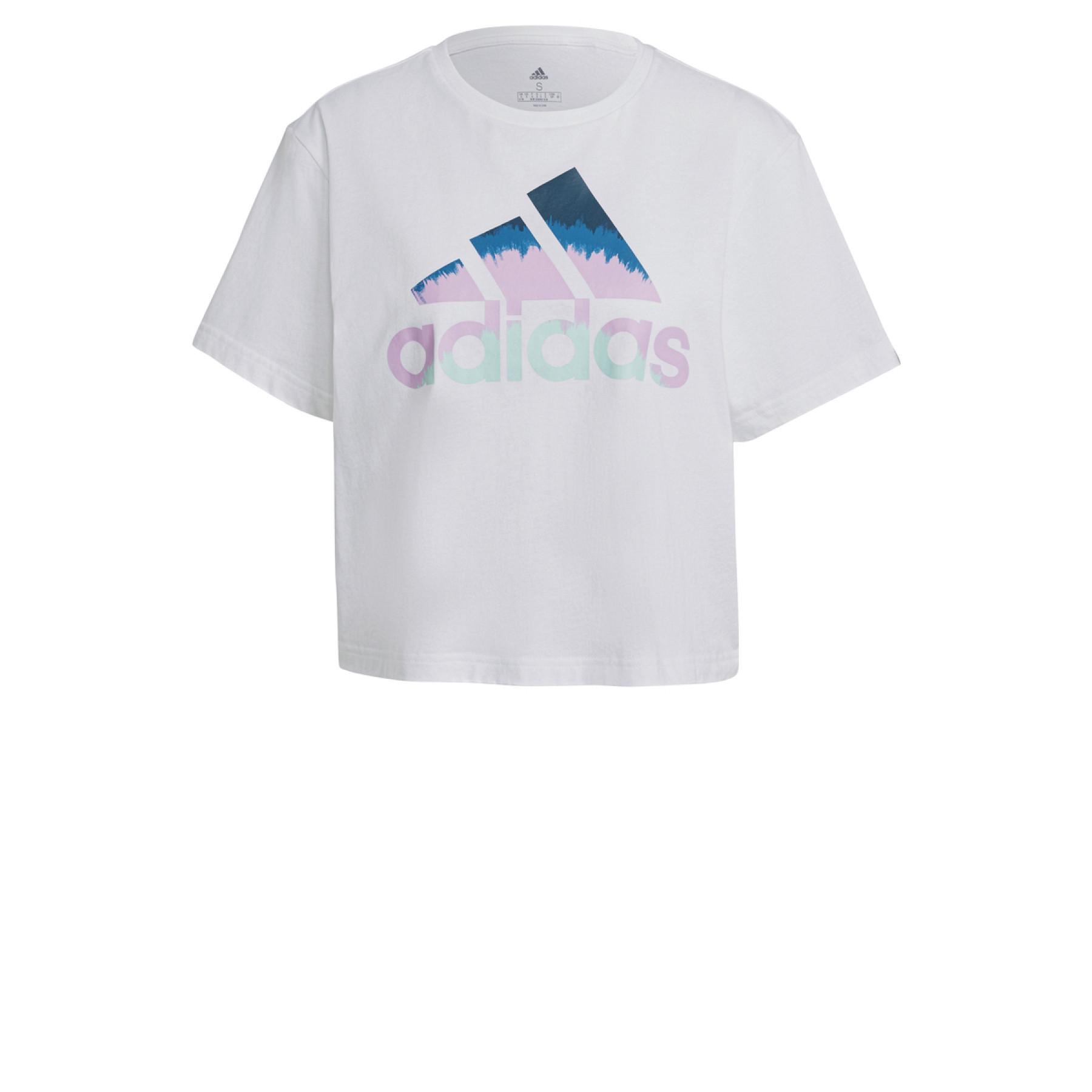 Damska krótka koszulka adidas Farm Rio Tie-Dye-Inspired Graphic