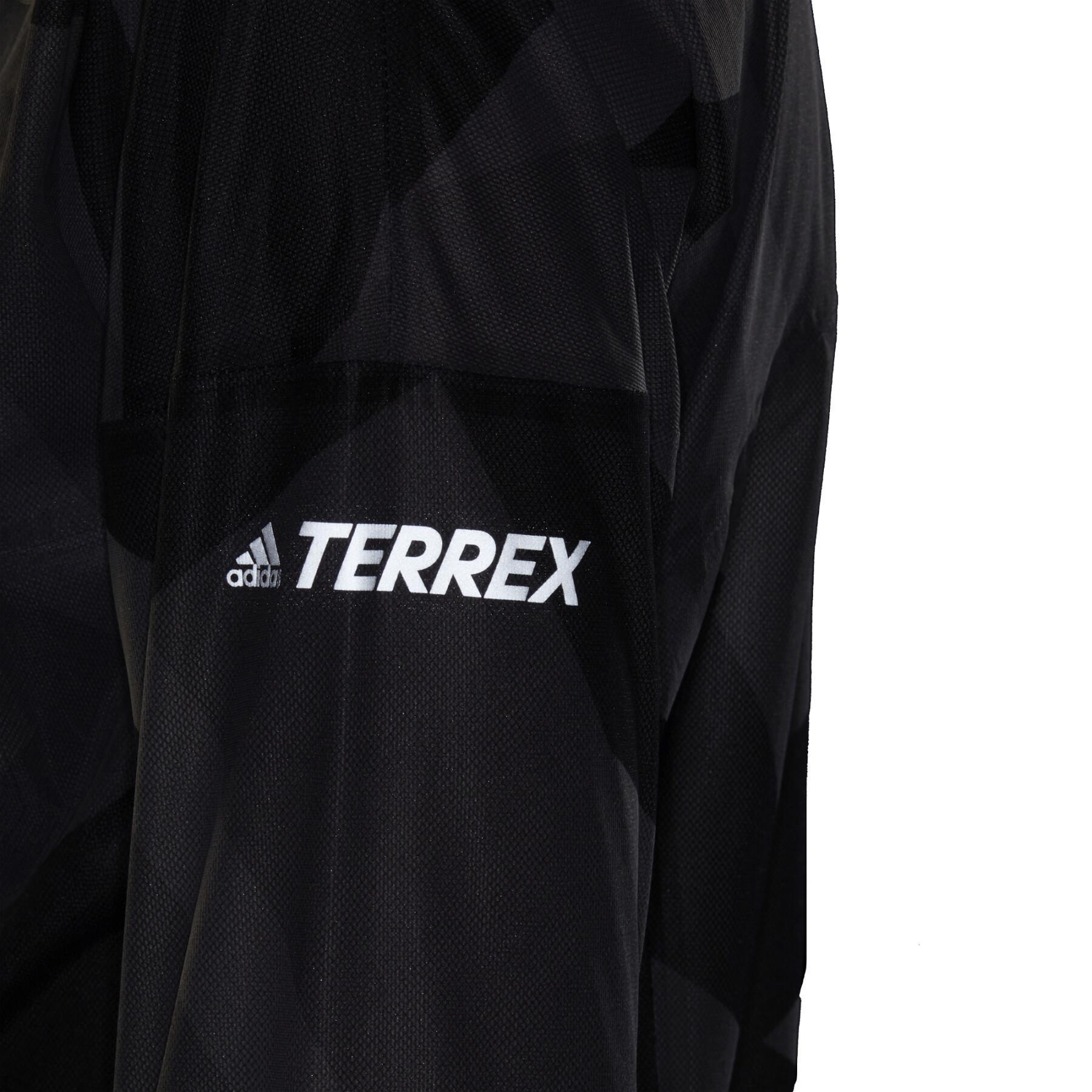 Damska kurtka przeciwdeszczowa adidas Terrex Agravic Graphic