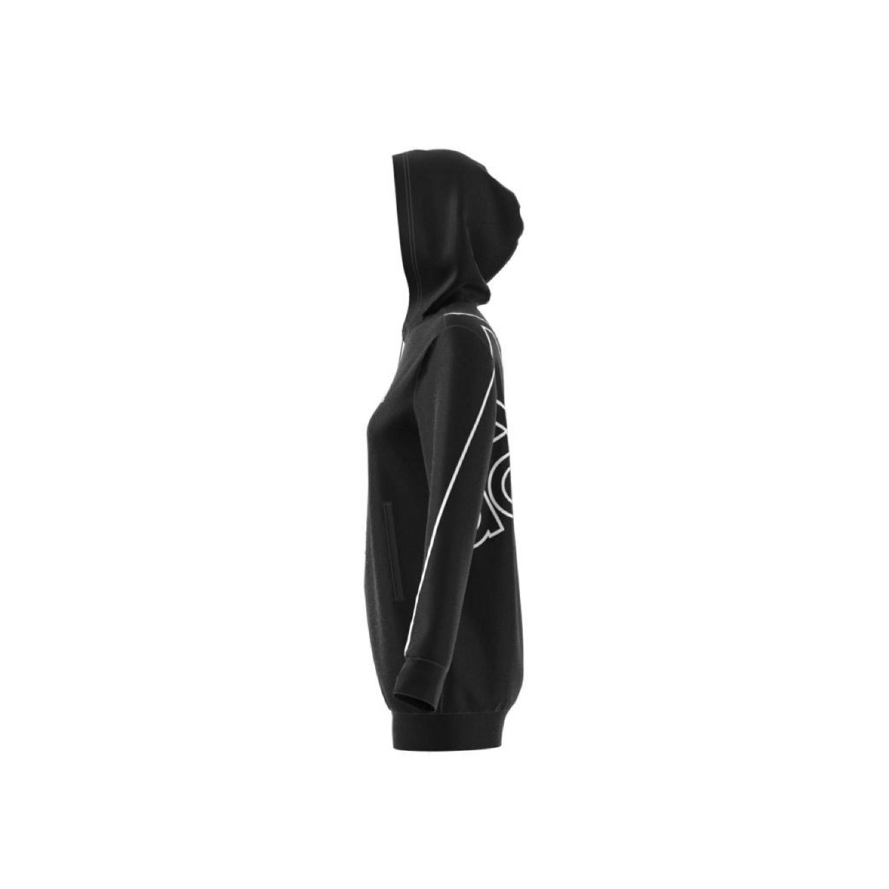 Damska kurtka z kapturem zapinana na zamek adidas Essentials Giant Logo