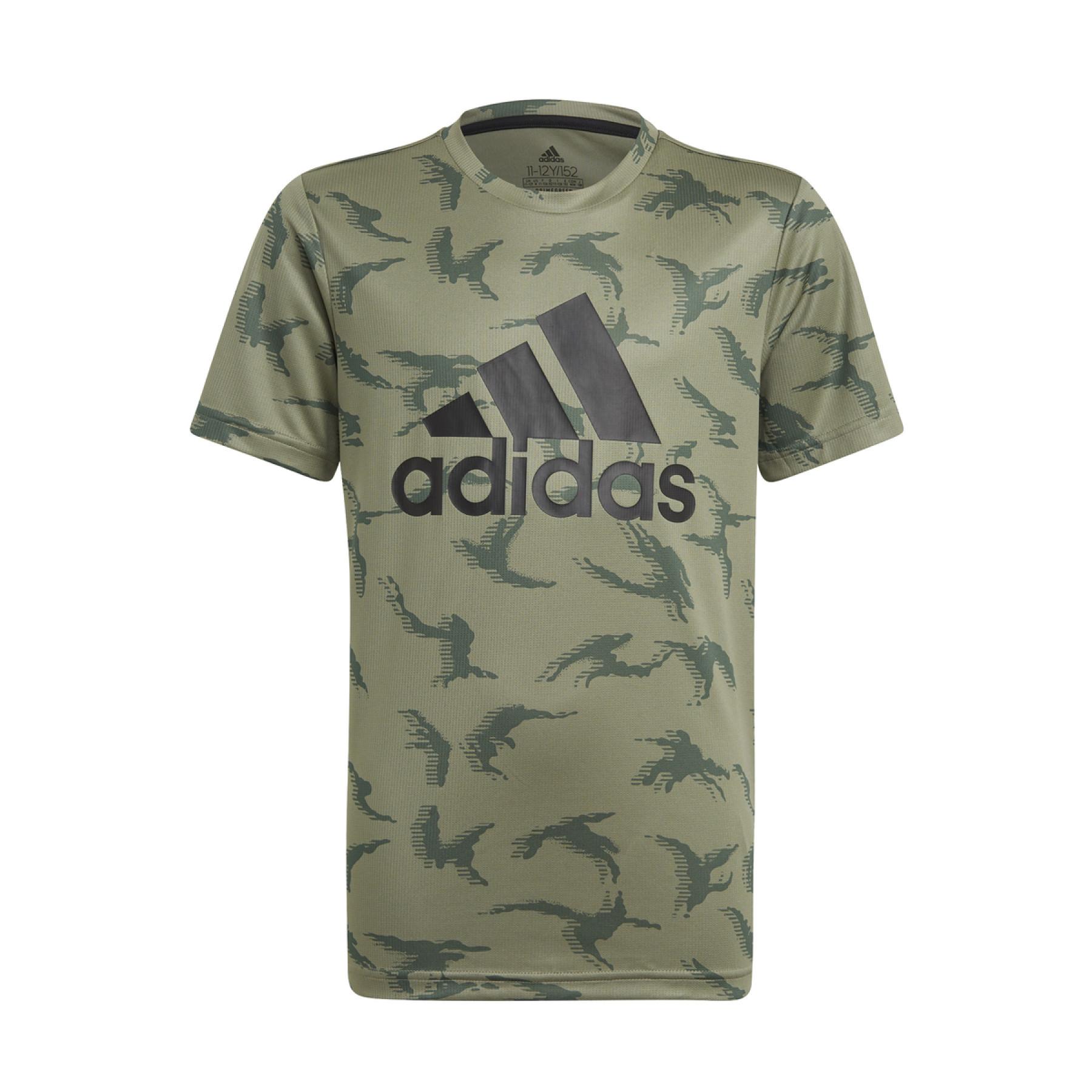 Koszulka dziecięca adidas Designed To Move Camouflage