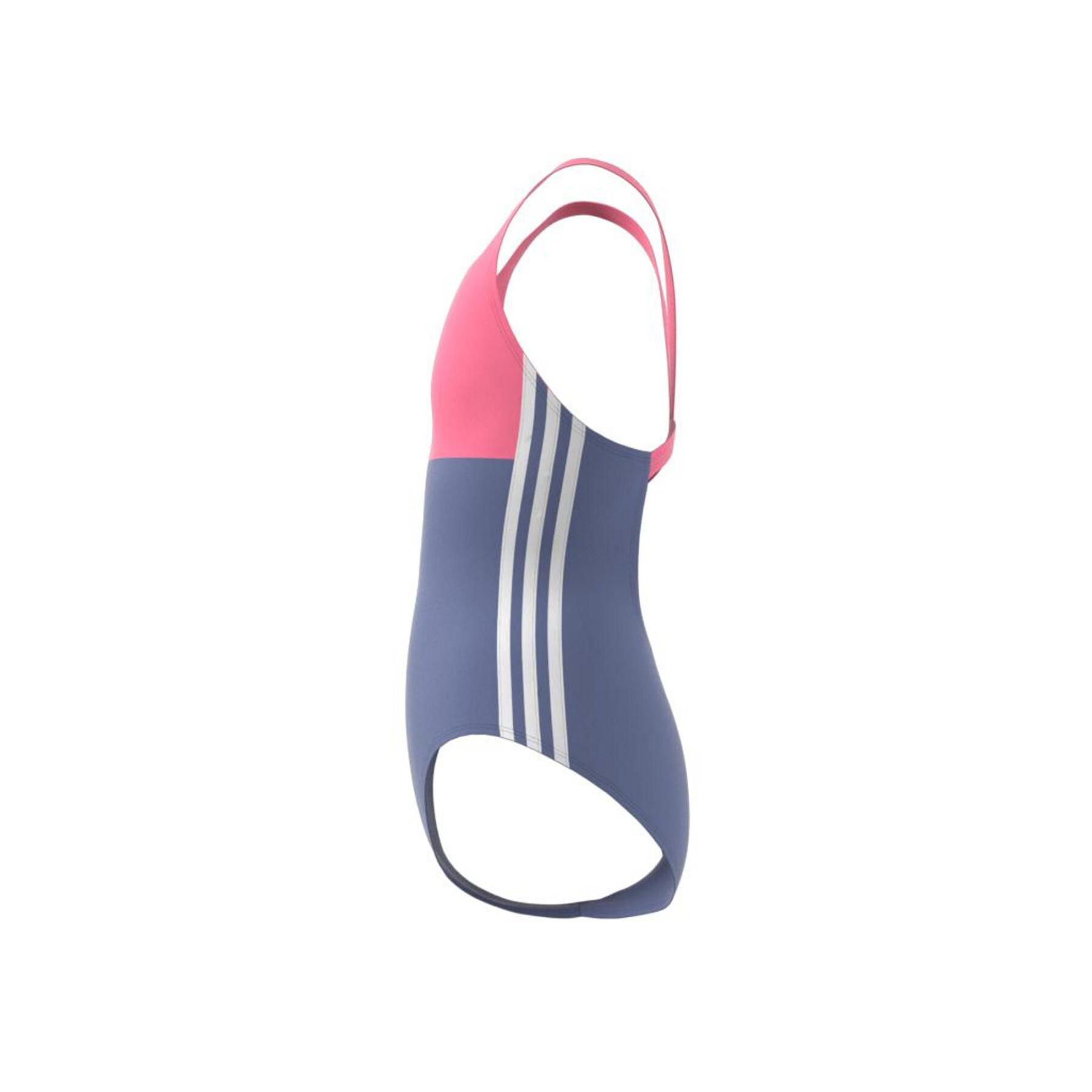 Strój kąpielowy dla dziewczynki adidas Colorblock 3-Stripes