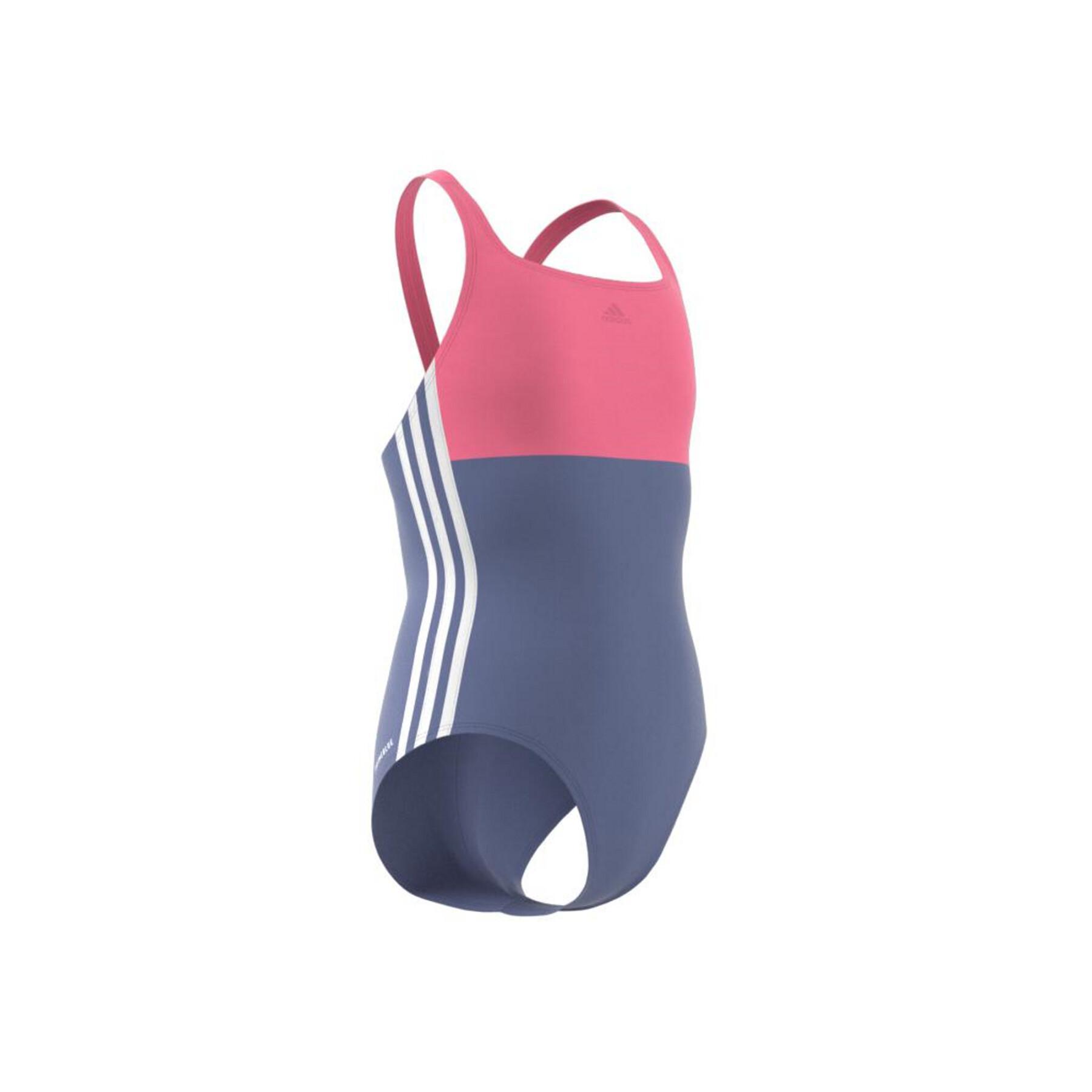Strój kąpielowy dla dziewczynki adidas Colorblock 3-Stripes