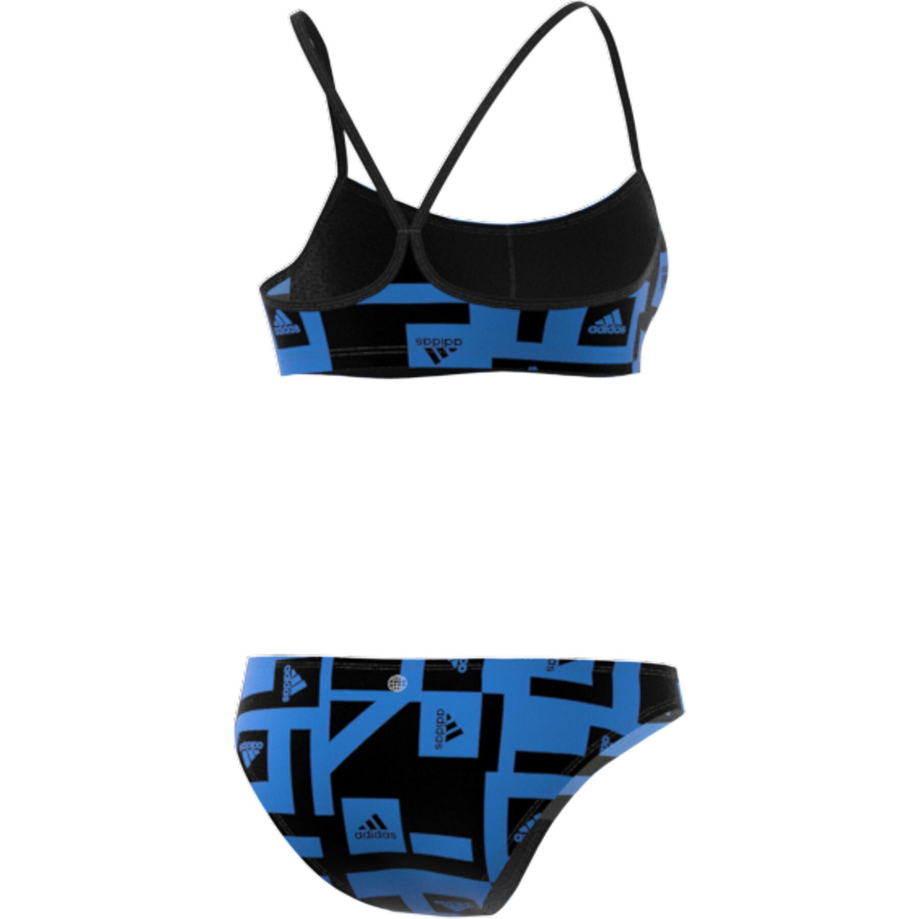 Damski kostium kąpielowy adidas Bikini Logo Graphic
