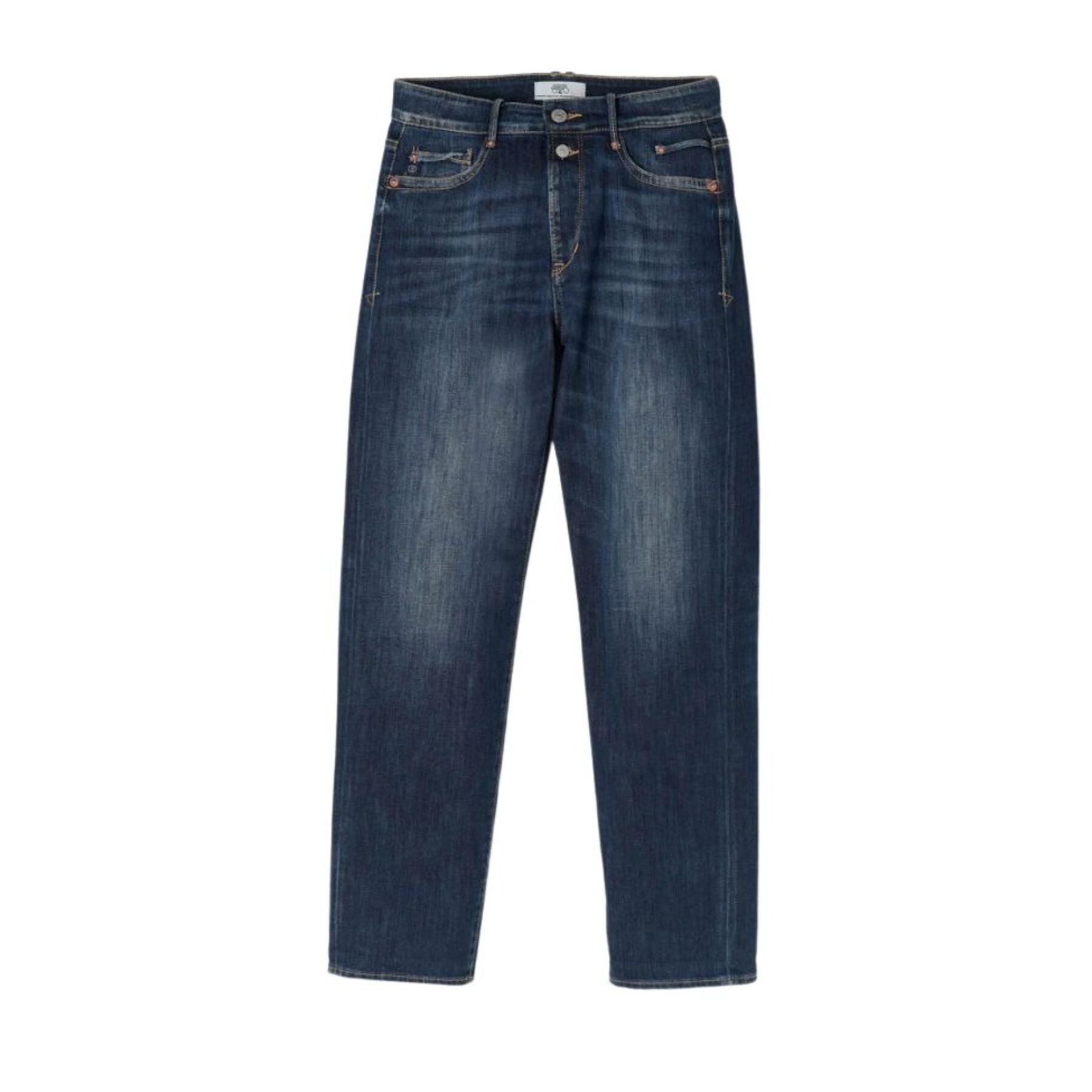 Damskie jeansy z wysoką talią Le temps des cerises Basic 400/18