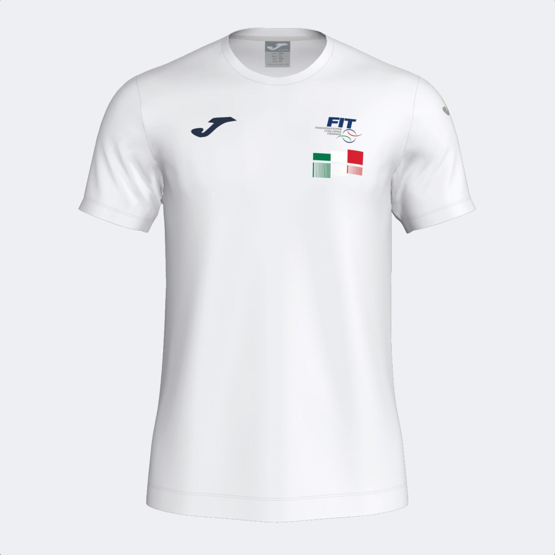 Koszulka z krótkim rękawem Federacji Włoskiej Joma