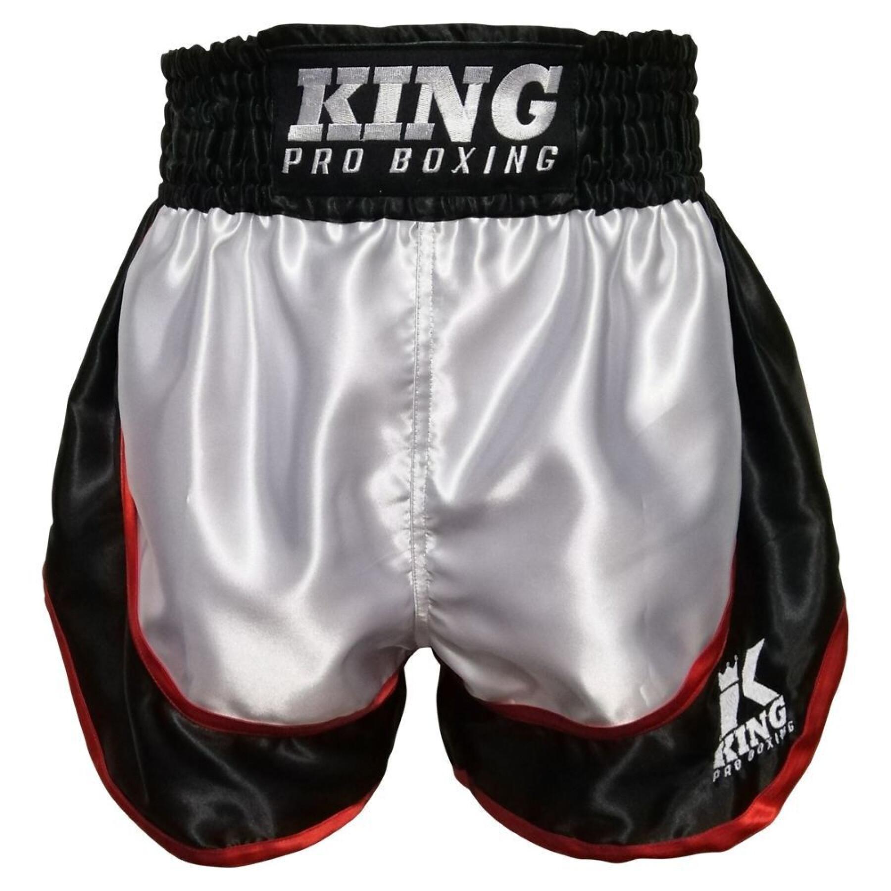 Tajskie spodenki bokserskie duże logo King Pro Boxing