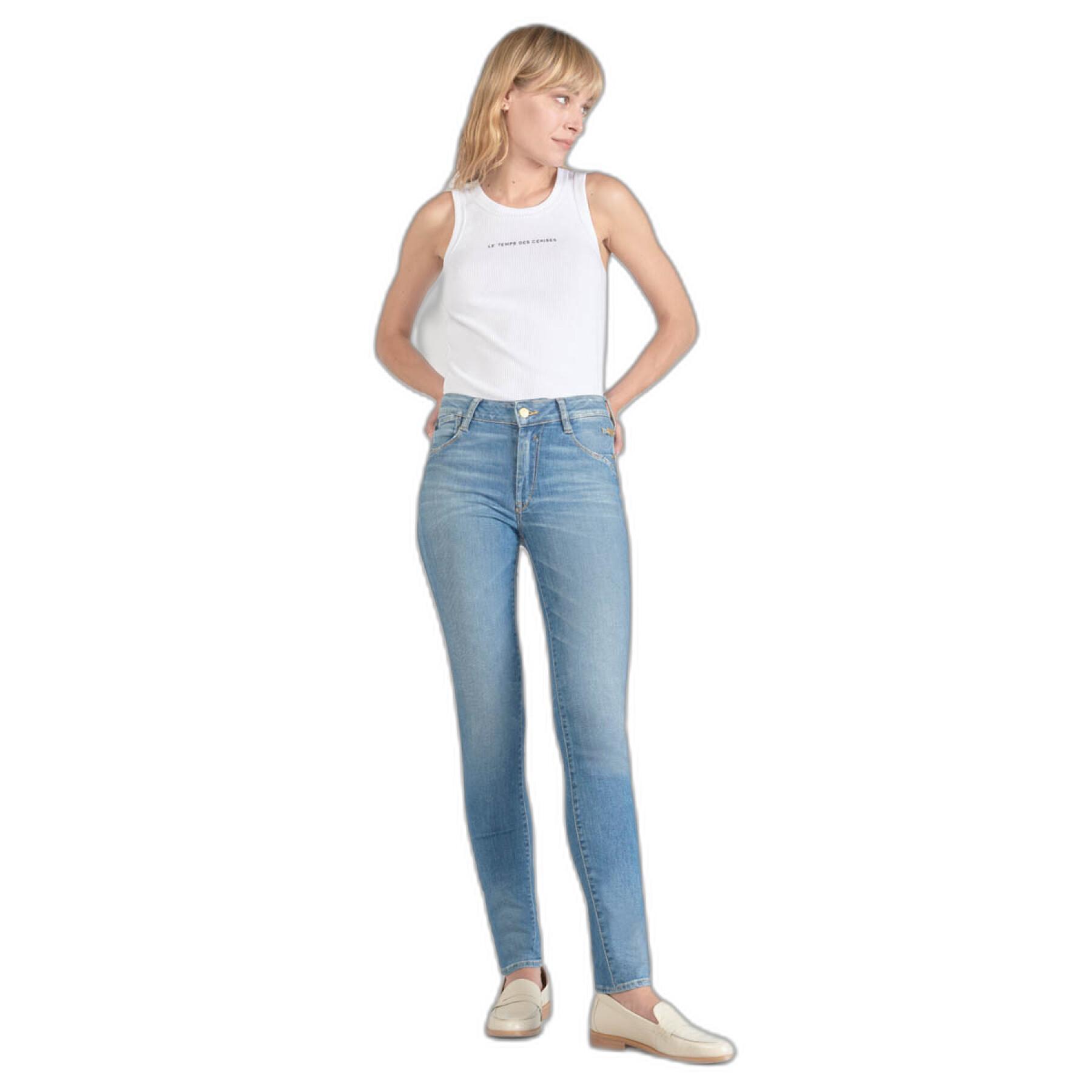 Jeans kobieta z wysoką talią Le Temps des cerises Pulp Reg Foxe