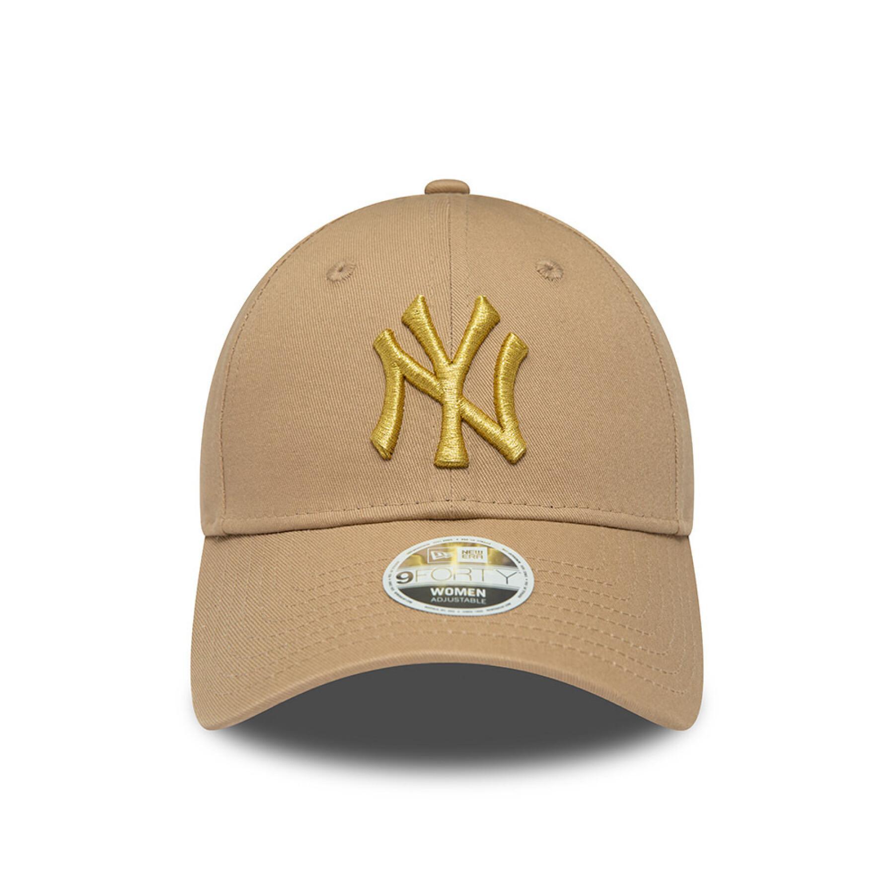Czapka damska New York Yankees Metallic Logo