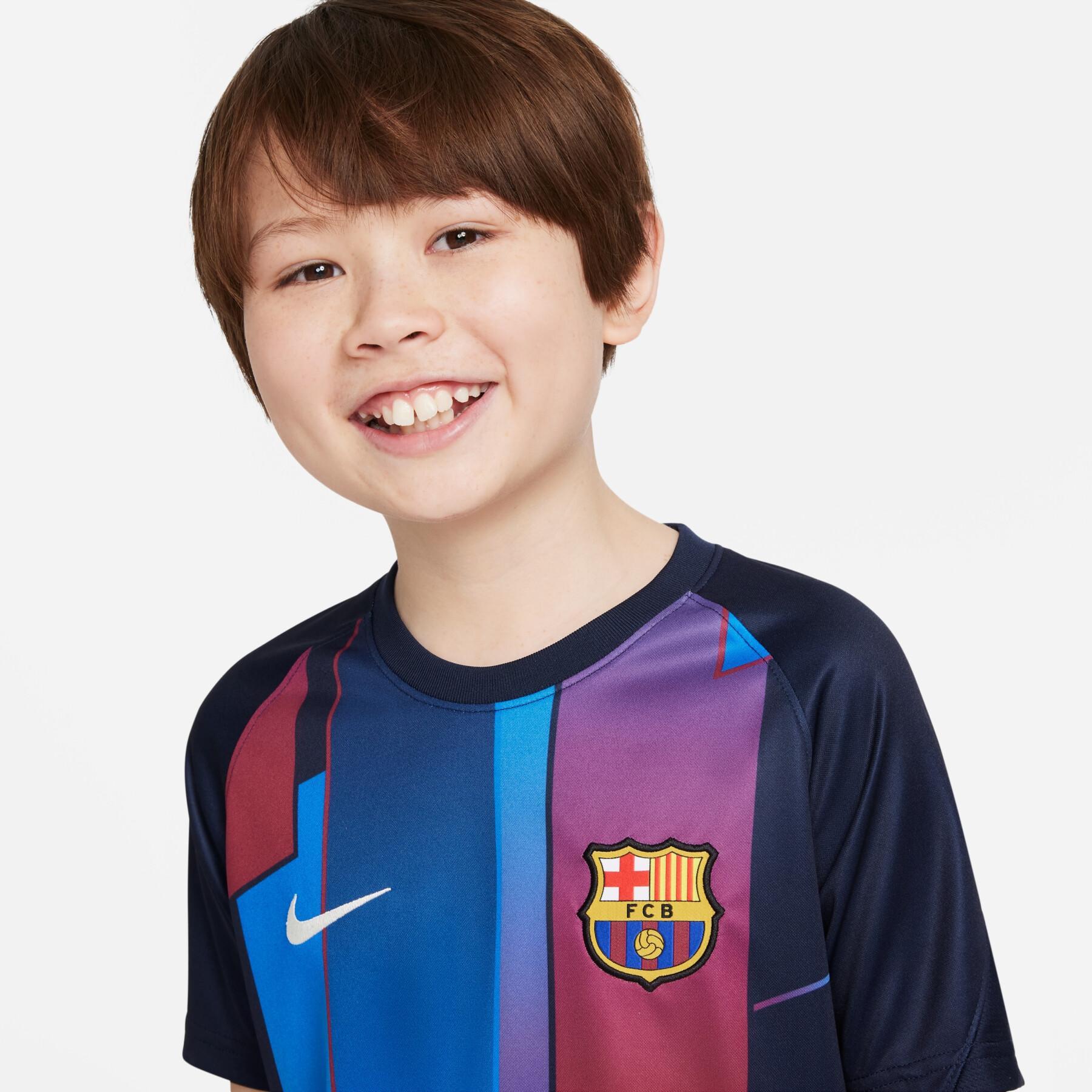Koszulka dziecięca FC Barcelone Dynamic Fit Strike 2021/22