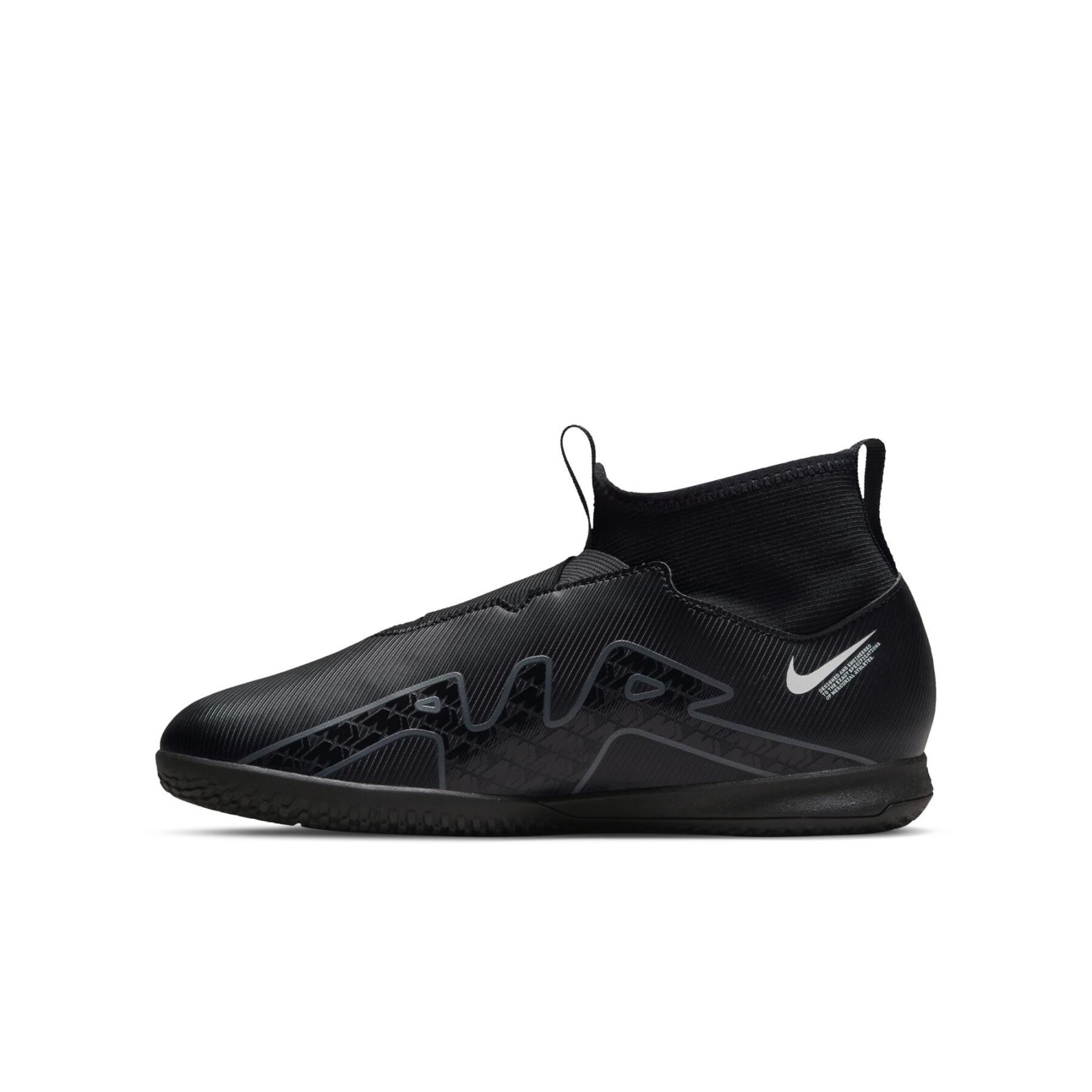 Dziecięce buty piłkarskie Nike Zoom Mercurial Superfly 9 Academy IC - Shadow Black Pack