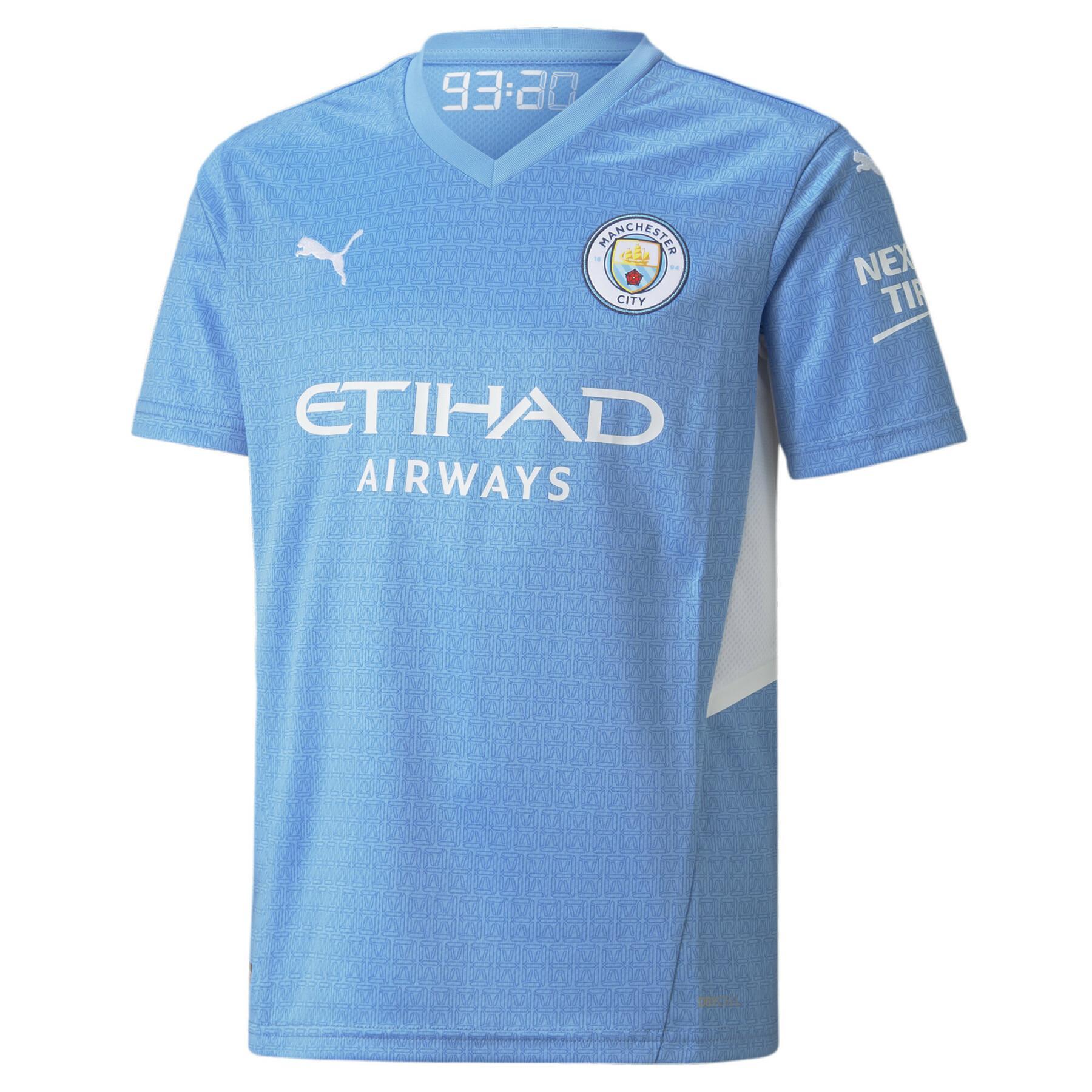 Koszulka domowa dla dzieci Manchester City 2021/22