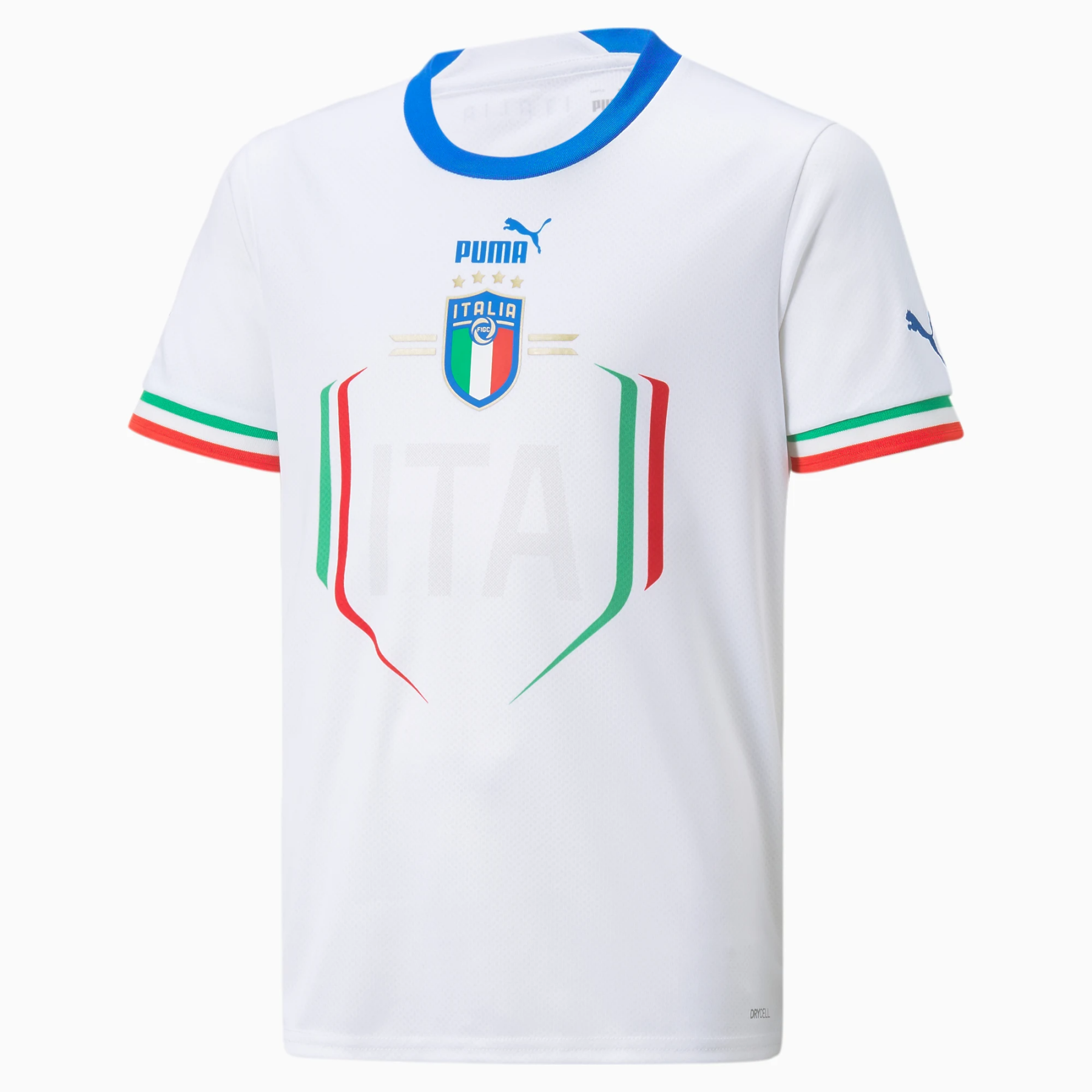 Dziecięca koszulka wyjazdowa Italie 2022