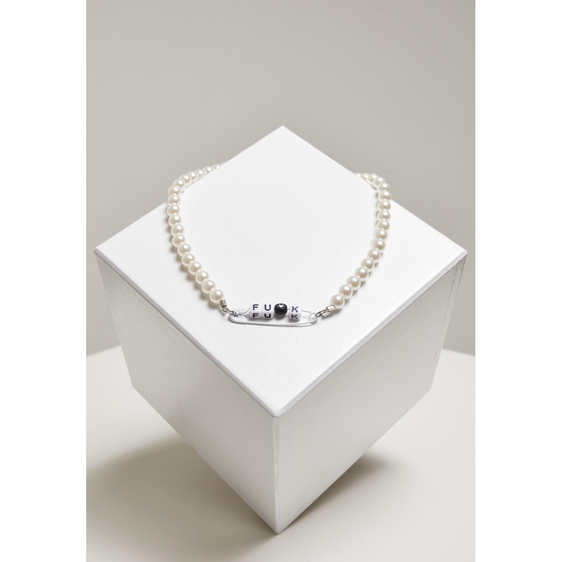Naszyjnik Urban Classics pearl fuck necklace
