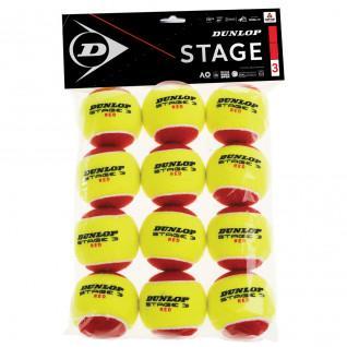 Zestaw 12 piłek tenisowych Dunlop stage 3