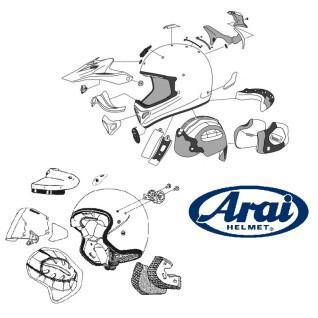 Pianka do kasków motocyklowych Arai RX-7V IV L 10 mm