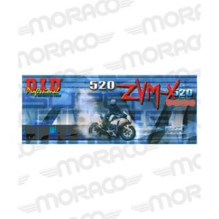 Łańcuch rolkowy do motocykli D.I.D 520Zvm-X(G&G) X 104 Mail. Zj