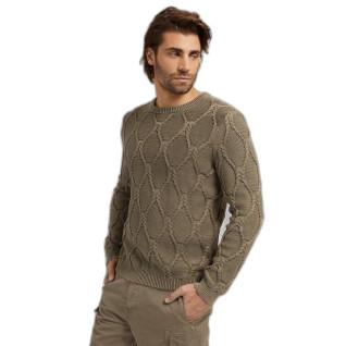Sweter z okrągłym dekoltem Guess Dawson Wash Cable