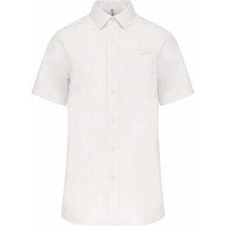 Koszula z krótkim rękawem Kariban Popeline blanc