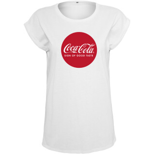 Damska Koszulka Urban Classic coca cola okrągłe logo xxl
