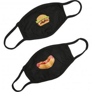 Maski Mister Tee burger and hot dog (x2)