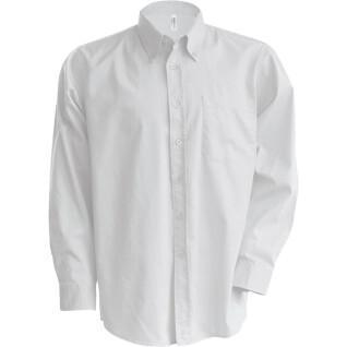 Koszula z długim rękawem Kariban Oxford blanc