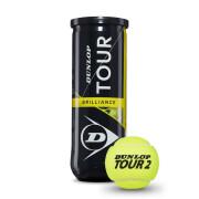 Zestaw 3 piłek tenisowych Dunlop tour brilliance