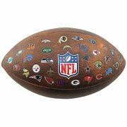 Piłka do futbolu amerykańskiego dla dzieci Wilson NFL Throwback 32 Team Logo