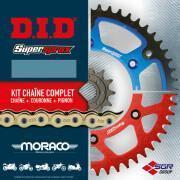 Zestaw łańcuchów motocyklowych D.I.D Derbi 50 Senda R Classic Racer 01-02