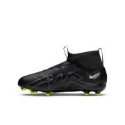 Dziecięce buty piłkarskie Nike Zoom Mercurial Superfly 9 Academy FG/MG - Shadow Black Pack