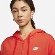 Sweatshirt damska bluza z kapturem zapinana na zamek Nike Fleece DNC